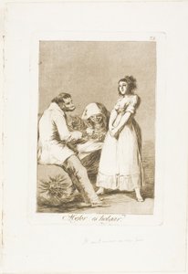 It is Better to Be Lazy, plate 73 from Los Caprichos