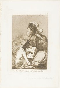 Might not the Pupil Know More?, plate 37 from Los Caprichos by Francisco Jose de Goya y Lucientes