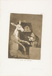 Neither More Nor Less, Plate 41 from Los Caprichos