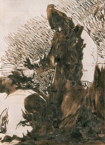 Characters Bowing Before a Monk by Francisco Jose de Goya y Lucientes