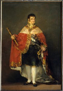 Portrait of King Ferdinand VII (1784-1833) in Royal Costume by Francisco de Goya