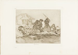 Rabble, plate 28 from The Disasters of War