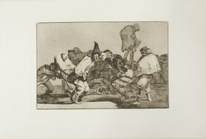 Rejoice, Carnival, for Tomorrow Thou wilt Be Ashes, plate 14 from Los Proverbios