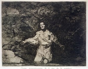 Sad forebodings of what is to come (The Disasters of War, plate 1)