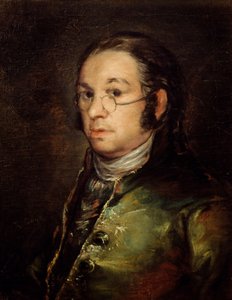 Self Portrait with Glasses by Francisco de Goya