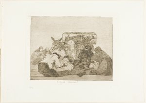 Strange Devotion!, plate 66 from The Disasters of War by Francisco Jose de Goya y Lucientes