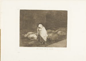 The Beds of Death, plate 62 from The Disasters of War by Francisco Jose de Goya y Lucientes