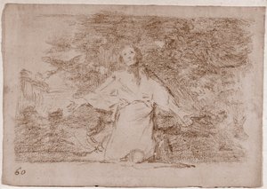 The Disasters of War: Gloomy Forebodings of What Will Happen (preparatory drawing) by Francisco de Goya
