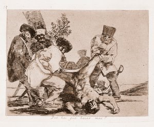 The Disasters of War: What else can we do? by Francisco de Goya