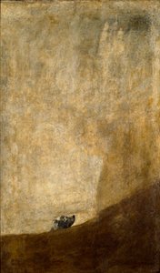 The Dog by Francisco de Goya