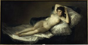The Naked Maja by Francisco Jose de Goya y Lucientes