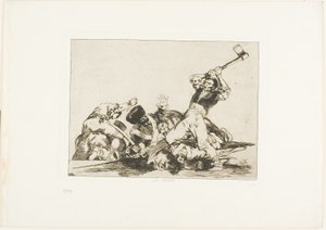 The Same, plate three from The Disasters of War by Francisco Jose de Goya y Lucientes