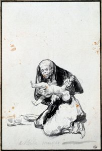 The bad woman (Mala mujer) by Francisco de Goya
