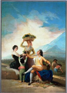 The Wine Harvest, Cartoon for a Tapestry by Francisco Jose de Goya y Lucientes