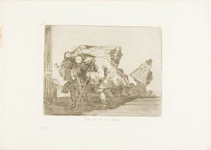 This is Not Less so, plate 67 from The Disasters of War by Francisco Jose de Goya y Lucientes