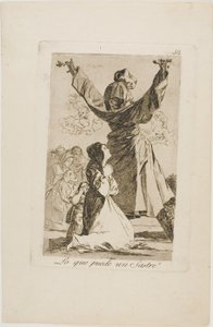 What a Tailor Can Do!, plate 52 from Los Caprichos by Francisco Jose de Goya y Lucientes