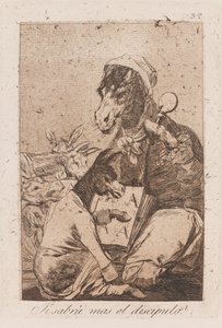 Will the Pupil Know More Than the Master?, late 18th-early 19th century by Francisco de Goya