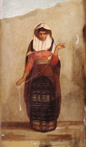 The Spinner by Francisco Laso, Museo de Arte de Lima by Francisco Laso