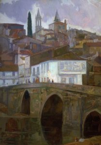 Between Lights (Betanzos) 1918 by Francisco Llorens Diaz
