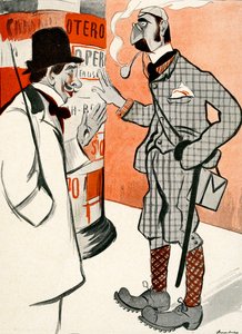A Frenchman tells an Englishman how he should dress for the Opera, 1903
