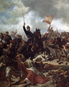 General Juan Prim y Prats at the Battle of Tetouan in 1860