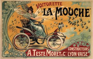 Voiturette La Mouche, 1900 by Francisco Tamagno