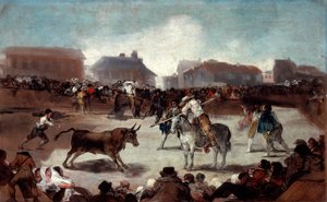 A Village Bullfight, c1812-1814 by Francisco de Goya