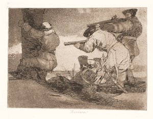 Barbar! (38) by Francisco de Goya