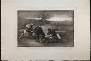 Bullfights: Another Way of Hunting on Foot by Francisco de Goya