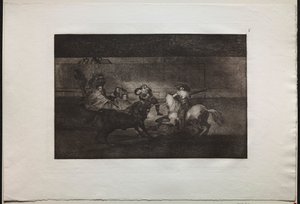 Bullfights: The Death of Pepe Illo (3rd Composition), 1876 by Francisco de Goya