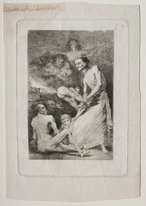 Caprichos: Blow by Francisco de Goya