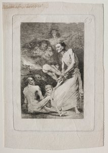 Caprichos: Blow, c. 1799 by Francisco de Goya