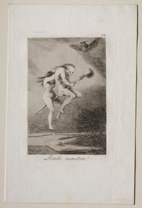 Caprichos: Pretty Teacher! by Francisco de Goya