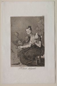 They Spin Finely by Francisco de Goya