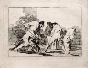 Cruel Folly from the Series Los Disparates Follies, 1815-1819