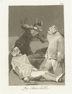 The Chinchillas (Los Caprichos) by Francisco de Goya