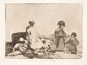 They Are of Another Race (61) by Francisco de Goya