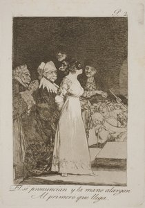 They Say Yes and Marry the First One They Meet by Francisco de Goya