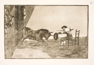 The Brave Martincho in the Arena in Saragossa by Francisco de Goya