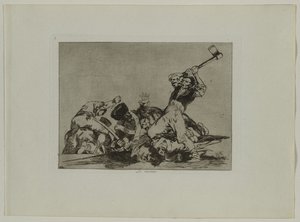 Disasters of War: Pl. 3, The Same Thing by Francisco de Goya