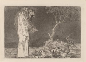 Folly of Fear by Francisco de Goya