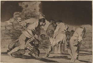 Furious Folly by Francisco de Goya
