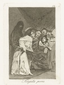 Swallow It, Dog by Francisco de Goya