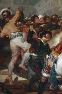 El dos de Mayo (May 2) or The Charge of the Mamluks (detail) by Francisco de Goya