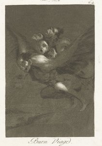 Good Journey (Los Caprichos) by Francisco de Goya