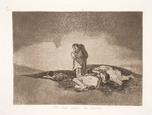 No One to Help (60) by Francisco de Goya