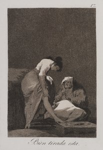 It Is Nicely Stretched by Francisco de Goya