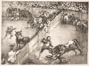 The Division of the Place [Bullfight in a Divided Arena] by Francisco de Goya