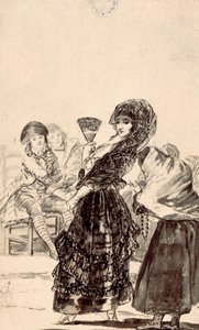 Los Caprichos: "May God Forgive Her, She Was Her Mother" by Francisco de Goya