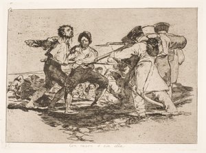 With or Without Ground (2) by Francisco de Goya